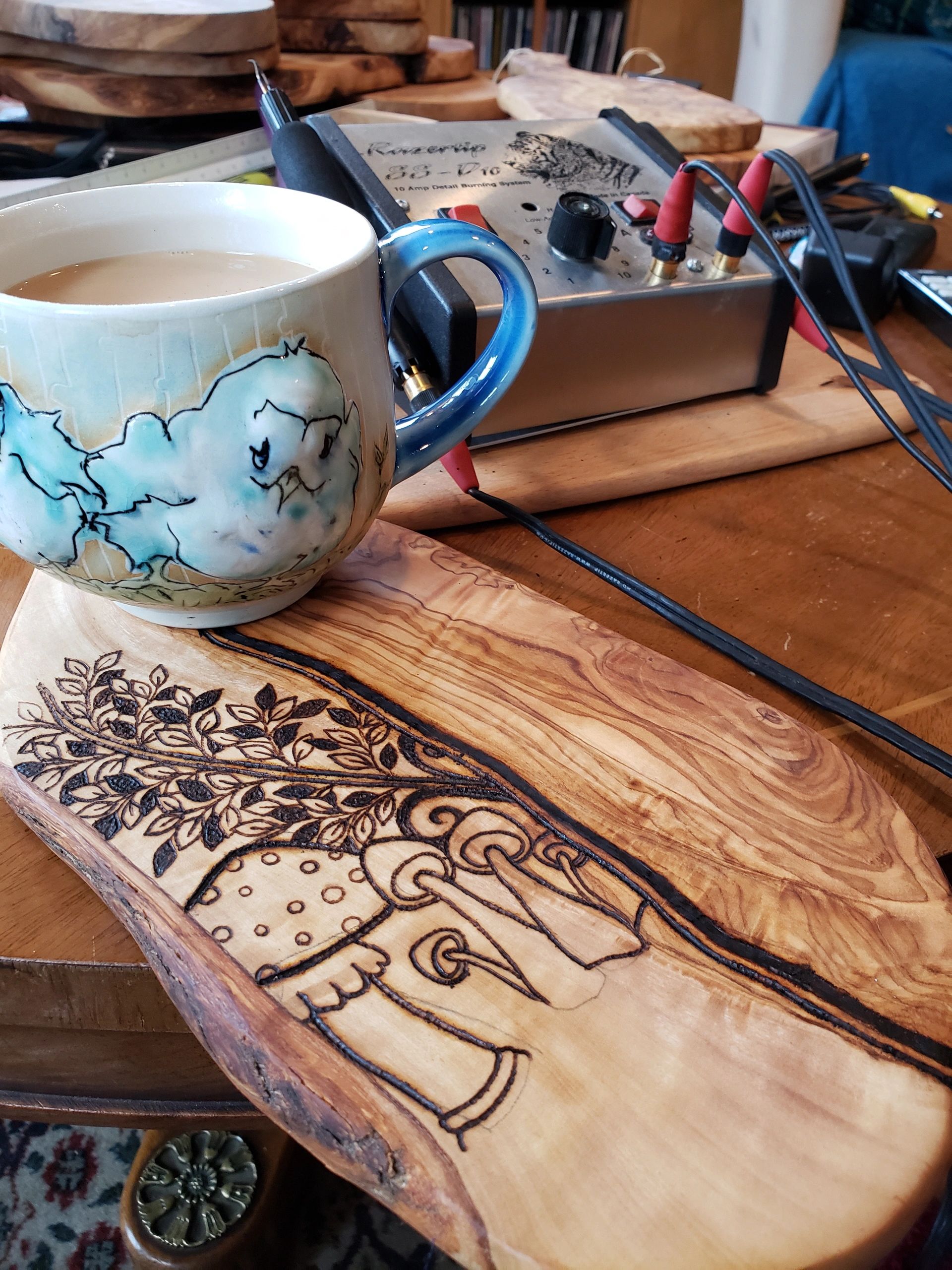 Wood burned art November 2021
