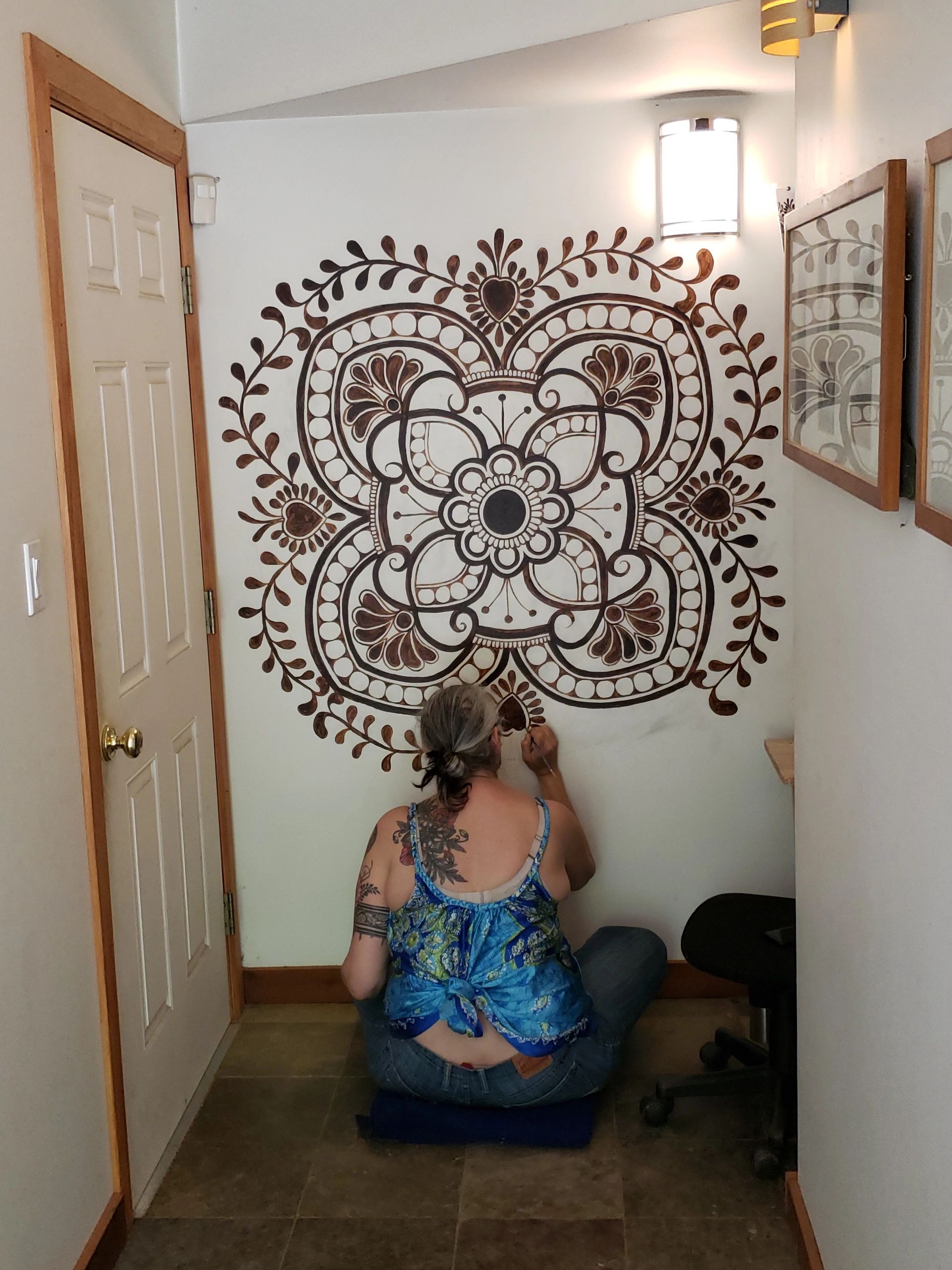 Wood burned piece May 2021